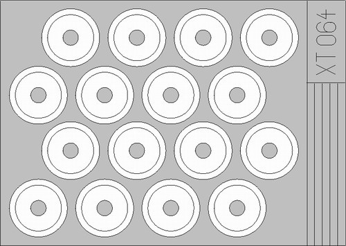 Eduard - M3A Stuart Wheel Mask