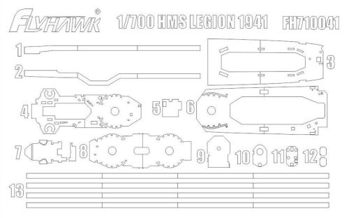 Flyhawk - HMS Legion Mask 1941