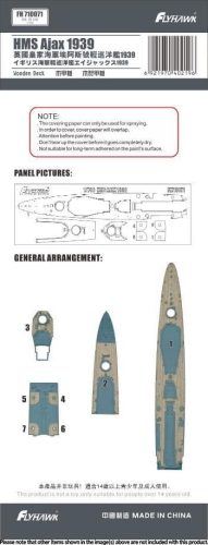 Flyhawk - HMS Ajax 1939 Wooden Deck