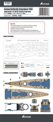 Flyhawk - Scharnhorst 1940 Wooden Deck (Flyhawk FH1147)