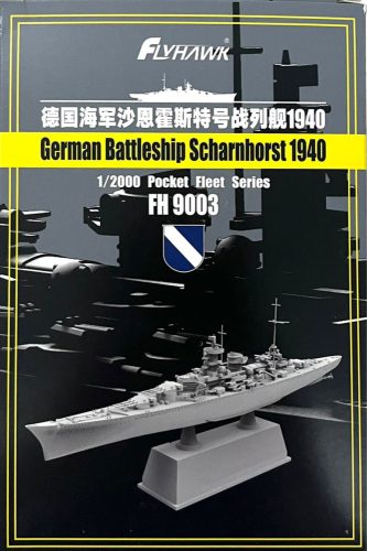 Flyhawk - German Battle ship Scharnhorst 1940 1:2000