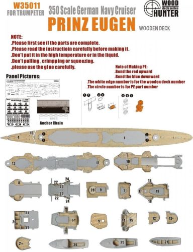 Flyhawk - WWII German Heavy Cruiser Prinz Eugen