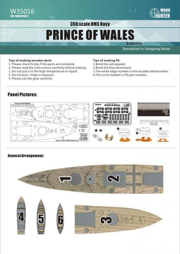 Flyhawk - HMS Navy Prince Of Wales Wood Deck