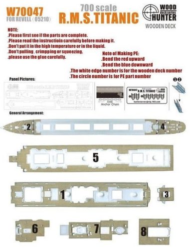 Flyhawk - R.M.S TITANIC(for revell05210)