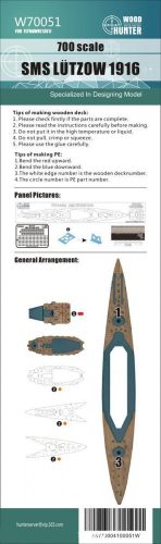 Flyhawk - SMS Lützow 1916 Battlecruiser Wood Deck