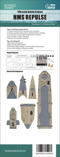 Flyhawk - WWII Battlecruiser HMS Repulse Wood Deck