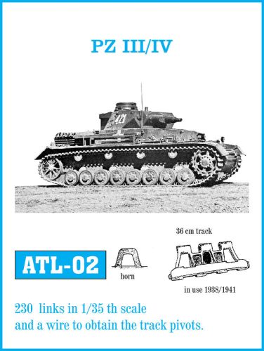 Friulmodel - Tracks for Pz III (A-G) / Pz IV (A-D)