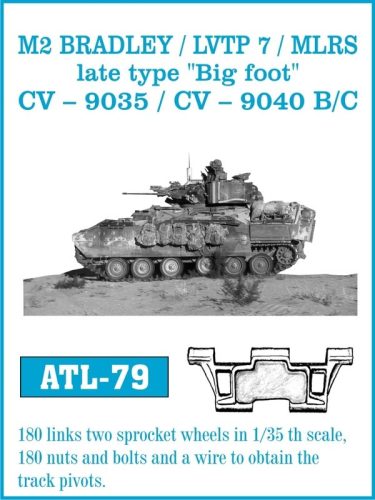 Friulmodel - M2 Bradley/LVTP 7/MLRS late 'Big foot'