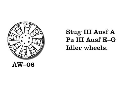 Friulmodel - Leitrad Pz III (E-G) / Stug III (A-B).