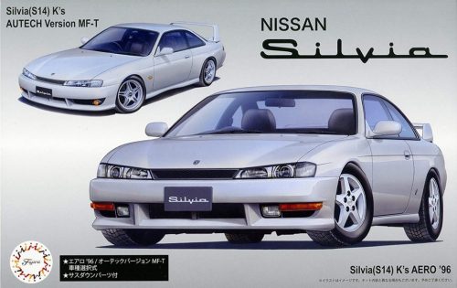 Fujimi - 1:24 Nissan S14 Silvia K's Aero '96/Autech Version w/Window Frame Masking