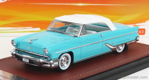 Glm-Models - Lincoln Capri Convertible Soft-Top Closed 1955 Taos Turquoise White