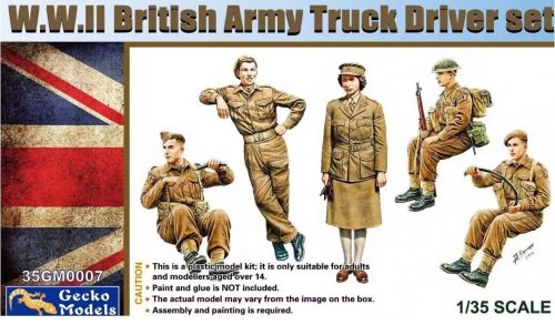 Gecko Models - WW II British Army Truck Driver Set