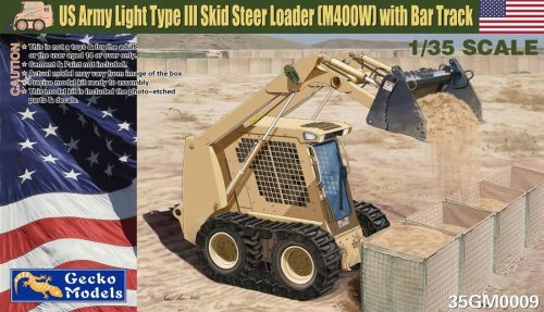 Gecko Models - US A.L.Type III Skid Steer Ldr.(M400W) w/bar track