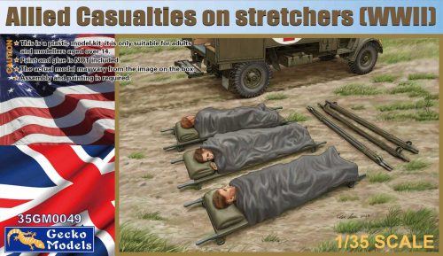 Gecko Models - Allied Casualties On Stretchers (WWII)