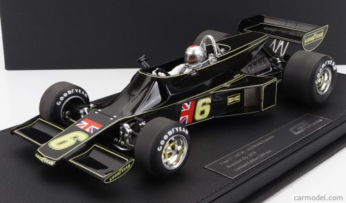 Gp-Replicas - Lotus F1 77 John Player Team Lotus N 6 Brazilian Gp (With Pilot Figure) 1976 Mario Andretti Jps Black Gold