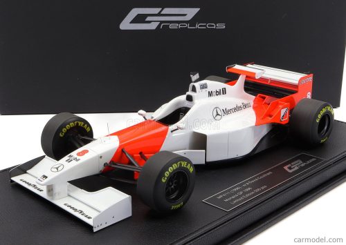 Gp-Replicas - Mclaren F1 Mp4/11 3.0L V10 Team Mercedes Central Wing N 8 2Nd Monaco Gp 1996 David Coulthard - Con Vetrina - With Showcase Red White