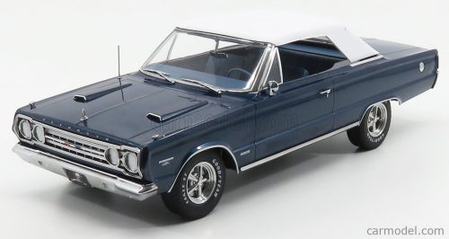 Greenlight - Plymouth Belvedere Gtx Cabriolet Graveyard Carz 1967 Blue White