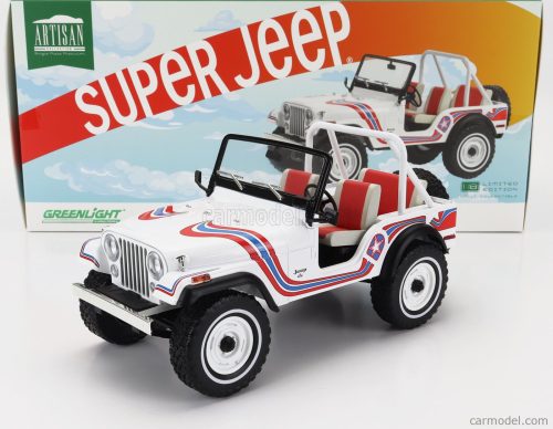 Greenlight - Jeep Cj-5 Super Jeep 1973 White