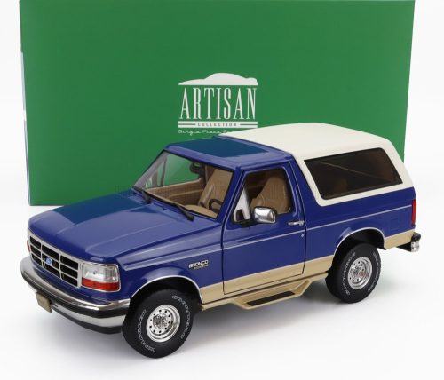 Greenlight - FORD USA BRONCO EDDIE BAUER EDITION 1996 BLUE WHITE