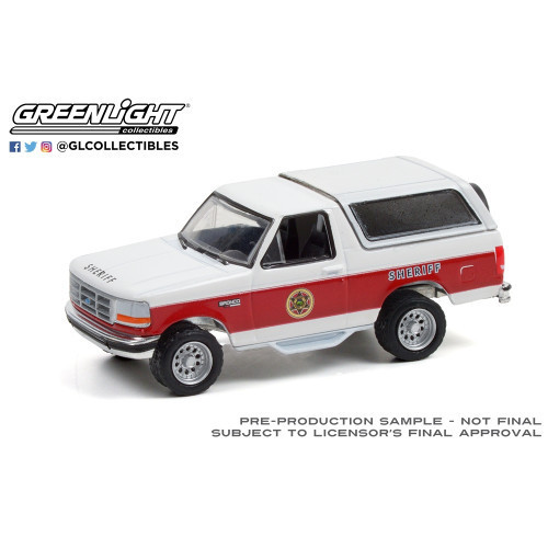 GREENLIGHT - 1994 Ford Bronco XLT - Absaroka County Sheriff's Department (Hobby Exclusive)