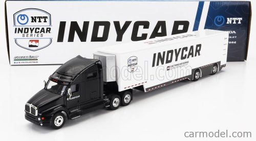 Greenlight - Kenworth T2000 Truck Indy Car Series Car Transporter 2020 Black White