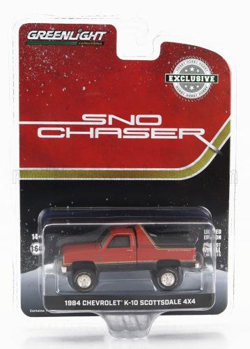 Greenlight - CHEVROLET K-10 PICK-UP SCOTTSDALE 4x4 1984 ORANGE