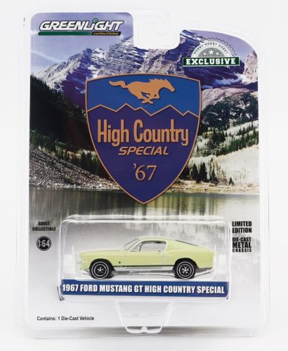 Greenlight - FORD USA MUSTANG GT COUPE FASTBACK HIGH COUNTRY SPECIAL 1967 ASPEN GOLD