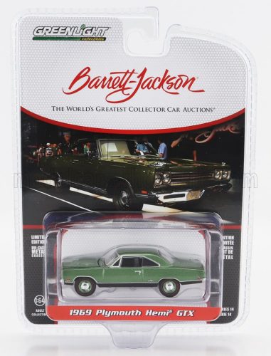 Greenlight - PLYMOUTH HEMI GTX 1969 GREEN MET