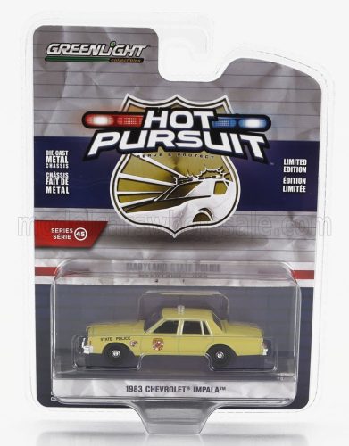 Greenlight - CHEVROLET IMPALA MARYLAND STATE POLICE 1983 YELLOW