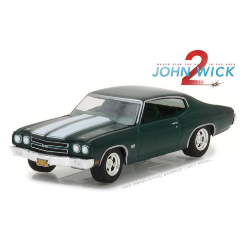 GREENLIGHT - Hollywood Series 18 - John Wick: Chapter 2 (2017) - 1970 Chevrolet Chevelle SS 396 Solid Pack - GREENLIGHT