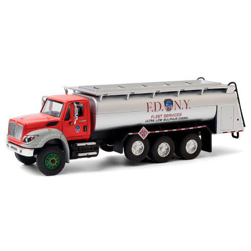 GREENLIGHT - S.D. Trucks Series 11 - 2018 International WorkStar Tanker Truck - FDNY (The Official Fire Department City of New York) Ultra Low Sulphur Diesel Solid Pack