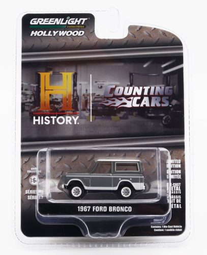 Greenlight - FORD USA BRONCO 1967 - COUNTING CARS GREY