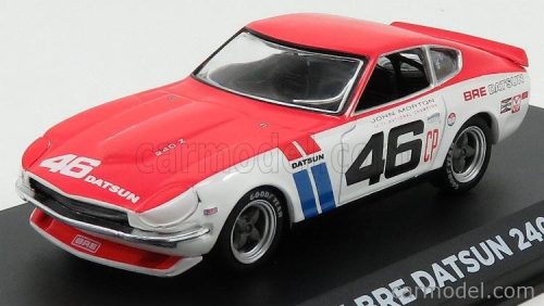 Greenlight - Nissan Datsun 240Z Bre N 46 Coupe 1971 J.Morton White Red