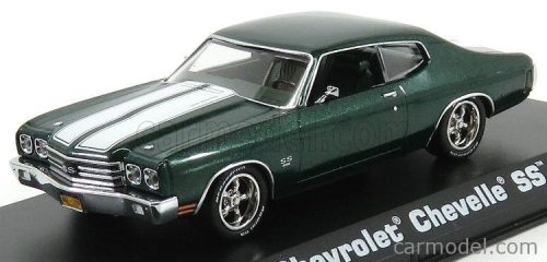 Greenlight - Chevrolet Chevelle Ss 396 Coupe 1970 - John Wick Movie Ii Green Met White