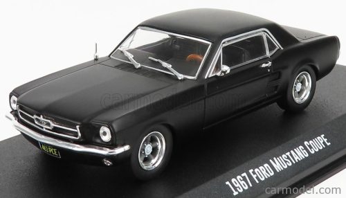 Greenlight - Ford Usa Mustang Coupe 1967 - Adonis Creed'S Matt Black