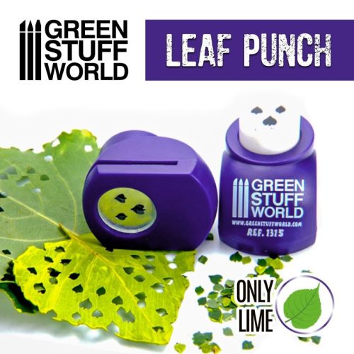 Green Stuff World - Miniature Leaf Punch DARK PURPLE - only lime