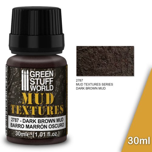 Green Stuff World - Mud Textures - Dark Brown Mud 30 ml