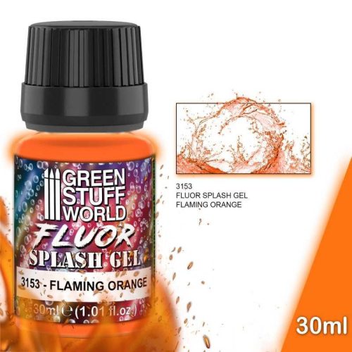 Green Stuff World - Splash Gel FLAMING Fluor Orange 30ml