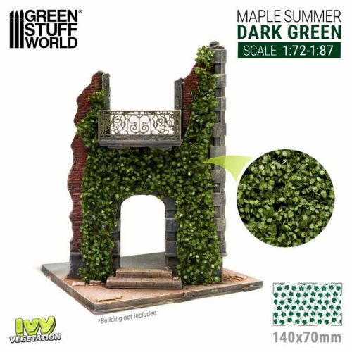 Green Stuff World - Ivy Foliage - Dark Green Maple - Small (1:72-1:87)