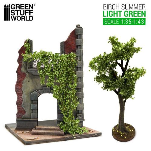 Green Stuff World - Ivy Foliage - Light Green Birch - Large (1:35-1:43)