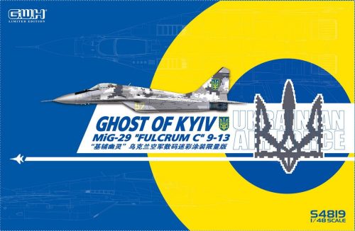 Great Wall Hobby - 1/48 MiG-29 9-13 Ghost of Kiev Digital camo Ukrainian AF- limited edition