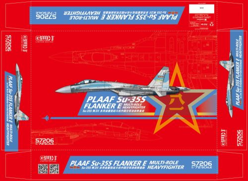 Great Wall Hobby - 1/72 PLAAF Su-35S "Flanker E" Multirole Fighter