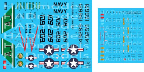 HAD models - RA-5C Vigilante  / USS Nimitz