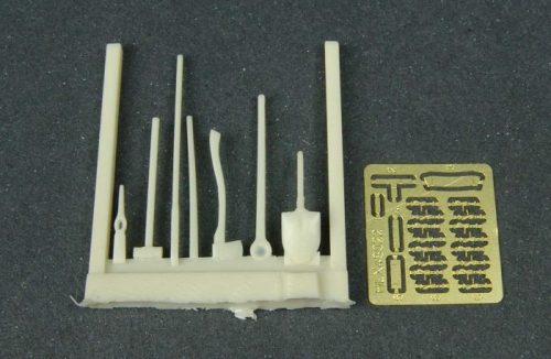 Hauler - 1/48 U S tank tools resin-etched set in 1-48 scale