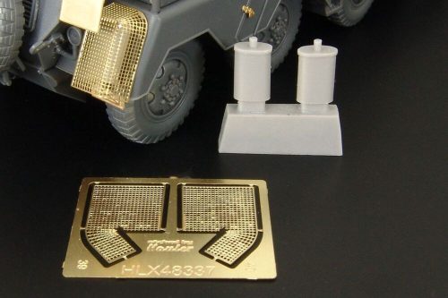 Hauler - Sd Kfz 232 exhaust shroud mesh and silencer