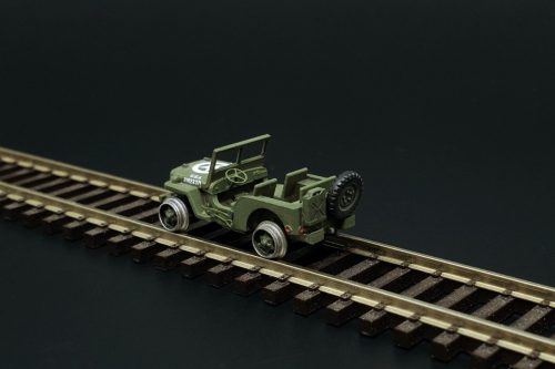 Hauler - 1/120 Railway Jeep (2pcs) Resin construction kit railway jeep (2pieces)