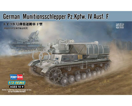 Hobbyboss - German Munitionsschlepper Pz.Kpfw. Iv Ausf. F