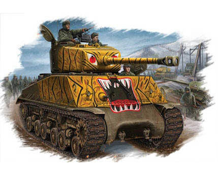 Hobbyboss - U.S M4A3E8  Tank