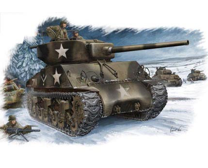 Hobbyboss - U.S M4A3   (76W)  Tank