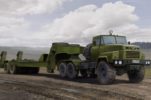 Hobbyboss - Russian KrAZ-260B Tractor with CMAZ/ChMZAP-5247G semitrailer